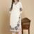 Women Floral Embroidered Regular Thread Work Kurta with Trousers