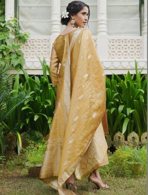 Women Regular Kurta with Trousers & With Dupatta 6