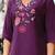 Women Floral Embroidered Regular Thread Work Liva Kurta with Trousers & With Dupatta