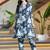 Women Floral Printed Regular Pure Cotton Kurti with Trousers