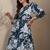 Women Floral Printed Regular Pure Cotton Kurti with Trousers