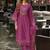 Women Floral Embroidered Regular Thread Work Kurta with Trousers & With Dupatta