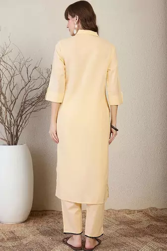 Women Floral Printed Regular Pure Cotton Kurta with Trousers