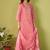 Women Floral Embroidered Regular Thread Work Kurta with Trousers & With Dupatta