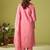 Women Floral Embroidered Regular Thread Work Kurta with Trousers & With Dupatta