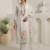 Women Floral Embroidered Regular Thread Work Kurta with Trousers & With Dupatta