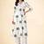Women Ethnic Motifs Printed Regular Thread Work Pure Cotton Kurta with Trousers