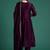 Women Ethnic Motifs Embroidered Panelled Thread Work Kurta with Trousers & With Dupatta