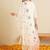 Women Floral Embroidered Regular Thread Work Kurta with Trousers & With Dupatta