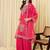 Women Ethnic Motifs Embroidered Regular Thread Work Kurta with Palazzos & With Dupatta