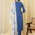 Women Floral Embroidered Regular Thread Work Kurta with Trousers & With Dupatta