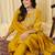 Women Ethnic Motifs Embroidered Empire Thread Work Kurta with Trousers & With Dupatta