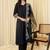 Women Ethnic Motifs Embroidered Pleated Thread Work Kurta with Trousers & With Dupatta