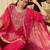 Women Ethnic Motifs Embroidered Regular Thread Work Kurta with Palazzos & With Dupatta