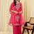 Women Ethnic Motifs Embroidered Regular Thread Work Kurta with Palazzos & With Dupatta