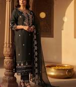 Women Floral Embroidered Regular Thread Work Kurta with Trousers & With Dupatta