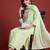 Women Floral Embroidered Panelled Thread Work Pure Cotton Kurta with Trousers & With Dupatta