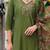 Women Floral Embroidered Regular Thread Work Liva Kurta with Trousers & With Dupatta