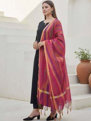 Women Regular Kurta with Trousers & With Dupatta 1