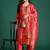 Women Ethnic Motifs Printed Regular Thread Work Kurta with Trousers & With Dupatta
