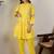 Floral Embroidered Regular Thread Work Kurta With Trousers