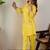 Floral Embroidered Regular Thread Work Kurta With Trousers