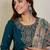 Ethnic Motifs Embroidered Regular Thread Work Kurta With Patiala & Dupatta