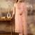 Ethnic Motifs Embroidered Regular Sequinned Kurta With Trousers & Dupatta