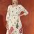 Floral Printed Regular Pure Cotton A-Line Kurta With Trousers