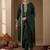 Ethnic Motifs Embroidered Round Neck Thread Work Kurta With Trousers & Dupatta