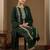 Ethnic Motifs Embroidered Round Neck Thread Work Kurta With Trousers & Dupatta