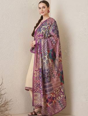 Ethnic Motifs Embroidered Regular Thread Work Kurta With Trouser & Dupatta 2