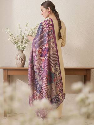 Ethnic Motifs Embroidered Regular Thread Work Kurta With Trouser & Dupatta 5