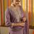 Floral Embroidered Thread Work Straight Kurta With Trouser & Dupatta