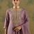 Floral Embroidered Thread Work Straight Kurta With Trouser & Dupatta