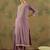 Floral Embroidered Thread Work Straight Kurta With Trouser & Dupatta