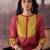 Self Design Round Neck Straight Kurta With Trouser