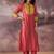 Self Design Round Neck Straight Kurta With Trouser