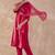 Ethnic Motifs Embroidered V-Neck Thread Work Kurta With Trousers & Dupatta