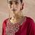 Floral Embroidered Round Neck Thread Work Kurta With Trouser