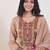 Ethnic Motifs Embroidered Thread Work Kurta With Trousers & Dupatta