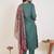 Ethnic Motifs Embroidered Regular Thread Work Kurta With Trousers & Dupatta