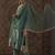 Ethnic Motifs Embroidered Thread Work Straight Kurta With Trousers & Dupatta
