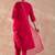 Floral Embroidered Regular Thread Work Straight Kurta With Trousers & Dupatta