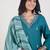 Ethnic Motifs Embroidered Thread Work Kurta with Trousers & With Dupatta
