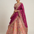 new silk blend  work party wear designer lehanga chunni set 