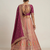 new silk blend  work party wear designer lehanga chunni set 