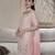 Embroidered Roman Glass Silk Straight Kurta Sharara and Dupatta Set