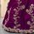 wine silk blend embroidered traditional lehenga choli