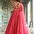 pink georgette embroidered traditional lehenga choli